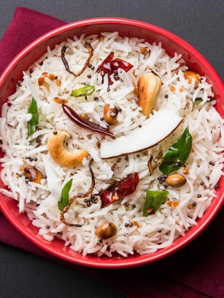 Coconut Rice with Coconut Cream