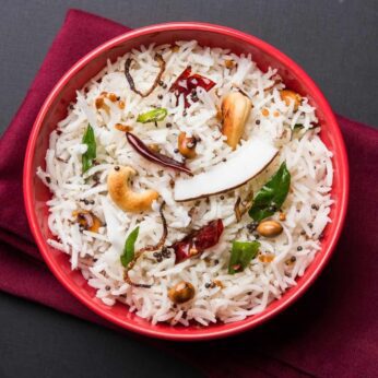 Coconut Rice with Coconut Cream